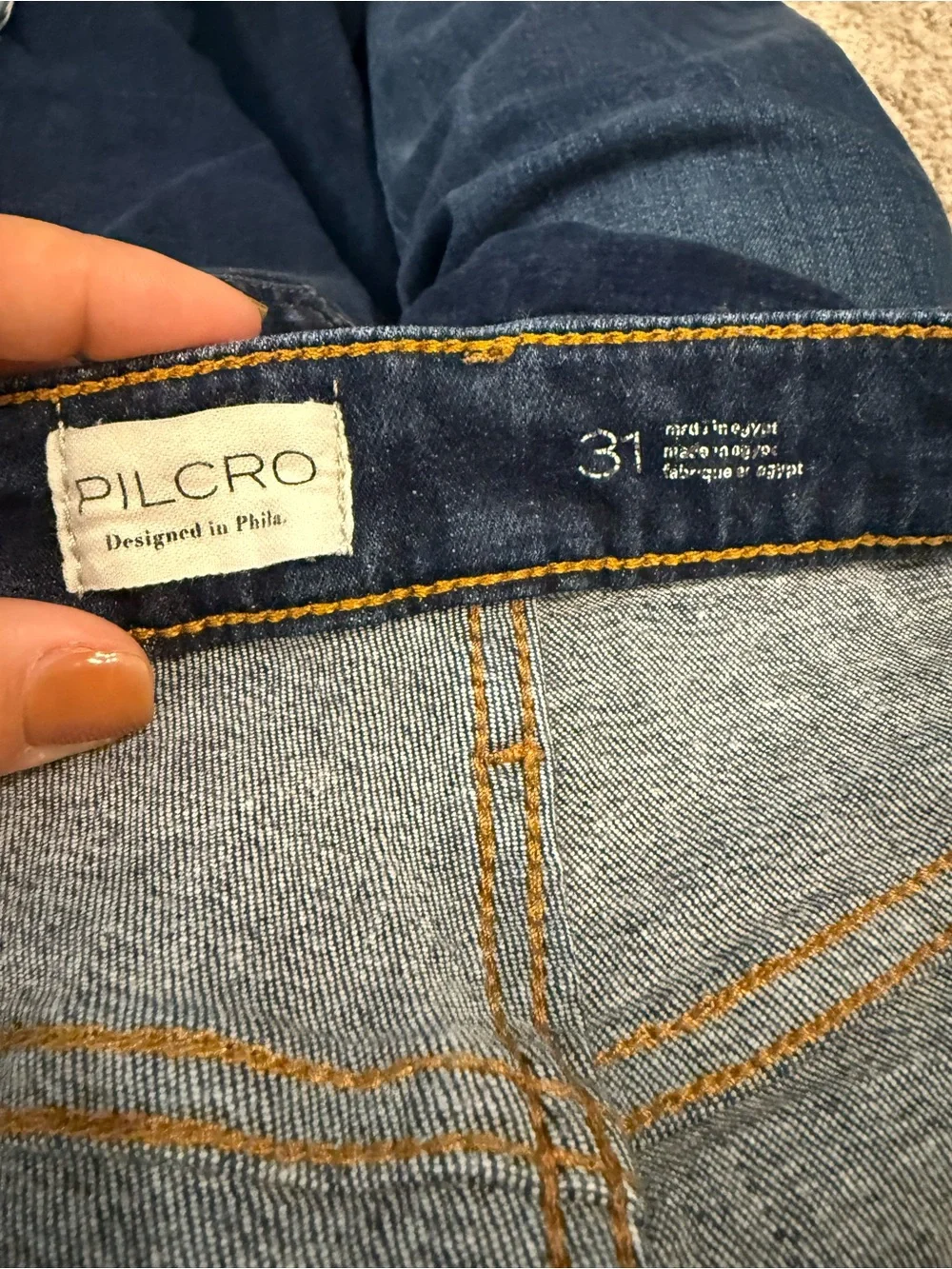 Pilcro Wide Cuff Women's Jeans— size 31